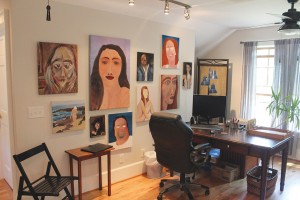 Keiffer's studio, alternate view. Photo by Bethany Turner