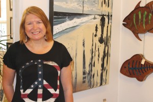 Kimberly Bandera is the owner of Howe Outrageous Art Gallery and Marketplace. Photo by Kris Beasley