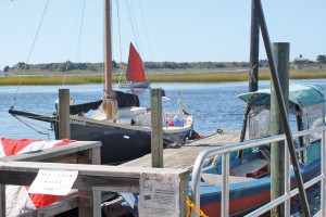 The Southport Wooden Boat Show displays dozens of handmade boats, both on land and in the water. Courtesy photo