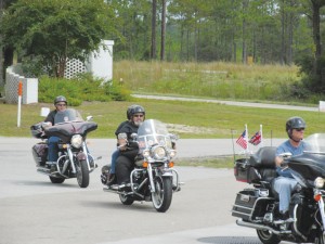 Bikers ride in the 2013 9/11 Memorial Bike Run, hosted by the Boiling Spring Lakes Special Event Committee. Courtesy photo