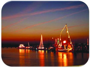 The Southport Christmas Flotilla, flowing from Southport Marina to Kingsley Park, will be the grand finale of Winterfest 2013. Courtesy photo