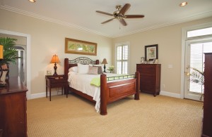 Master bedroom, photo by Mike Boswell