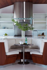 Kitchen and breakfast nook.