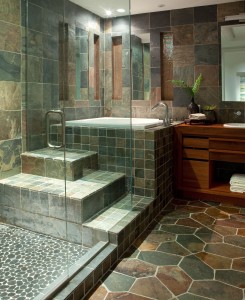 Master bathroom. Photo courtesy of Bald Head Island Limited.