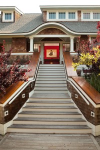 Front entrance. Photo courtesy of Bald Head Island Limited. 