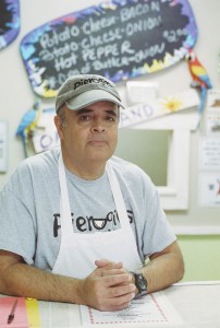 Merle Waddingham of Pittsburgh, Pennsylvania, relocated to Oak Island with his wife, Debbie, to be closer to their daughter. With the couple comes a new restaurant featuring Polish delicacies and homemade horseradish. Photo by Drew Pearson