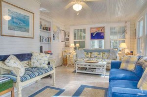 The front sunroom is where Bill and Mary Louise spend most of their time. Photo by Bethany Turner