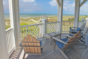 The house offers views of the Atlantic Ocean from Bald Head Island to Holden Beach. Photo by Bethany Turner