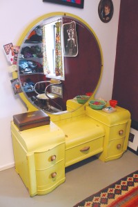 The dressing room vanity, from about the '40s. Photo by Bethany Turner