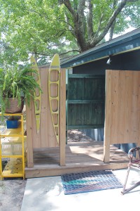 Outdoor shower. Photo by Bethany Turner