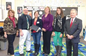 Members of the SE Brunswick Civitan Club, from left to right: Jennifer Moore, First Citizen's Bank; Scott Gilland, Hampton Inn; Carolina Cowan, Strings and Beyond; Kim Felts, First Community Bank; Megan Canny,  Southport-Oak Island Area Chamber of Commerce; Frank Iler, NC House of Representatives. Courtesy photo