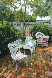 Patio/courtyard. Photo by Bethany Turner