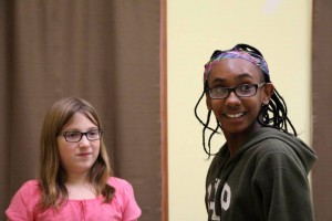 Katarina Gedman and Makyia Edwards will play Alice Wendleken and Maxine respectively in 'The Best Christmas Pageant Ever,' presented by Brunswick Little Theatre. Courtesy photo