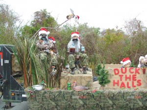 Wal-Mart joined the 2013 Christmas by the Sea parade in a special salute to the 'Duck Dynasty,' the popular Southern reality TV show, with an impressive float. Photo courtesy of the Southport-Oak Island Chamber of Commerce