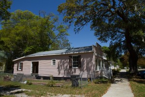 5.Side of the Candy Store House prior to the deck.