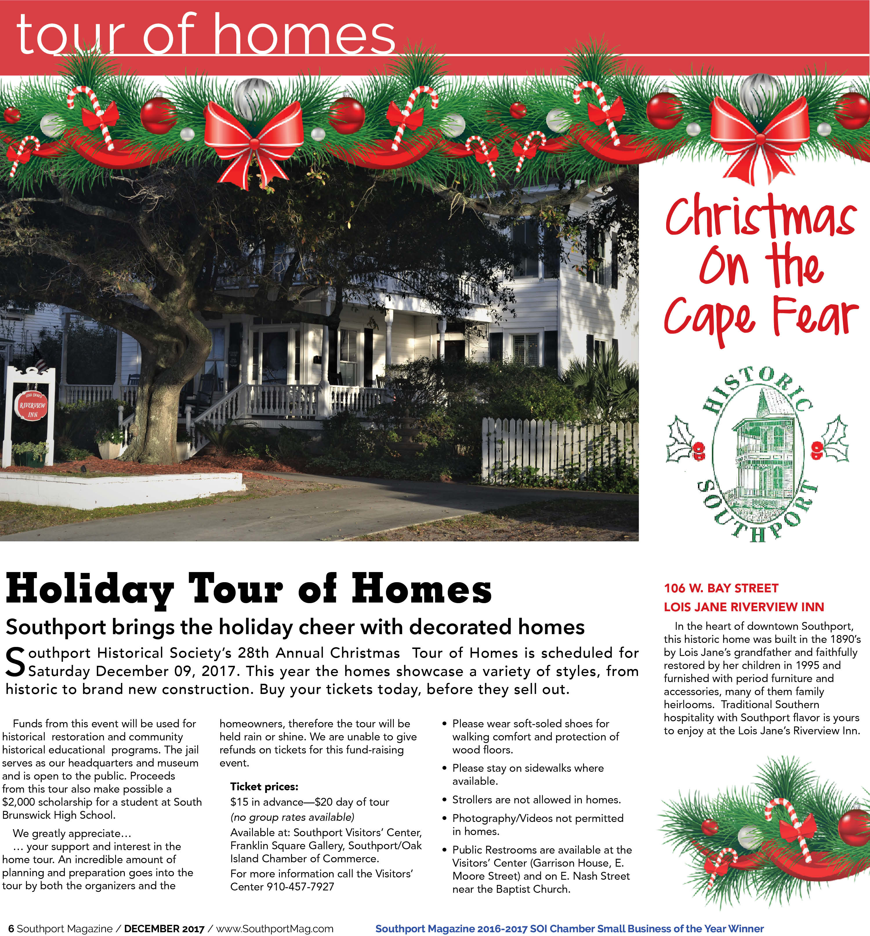 Holiday Tour of Homes Southport Magazine
